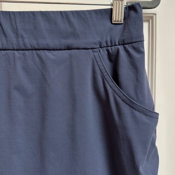 Columbia Outdoor Hiking Skort in Blue Adjustable Side Cinches Size Large - Picture 7 of 13